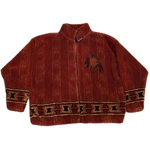 Vintage Black Mountain Fleece Tribal Jacket 2XL Dream Catcher